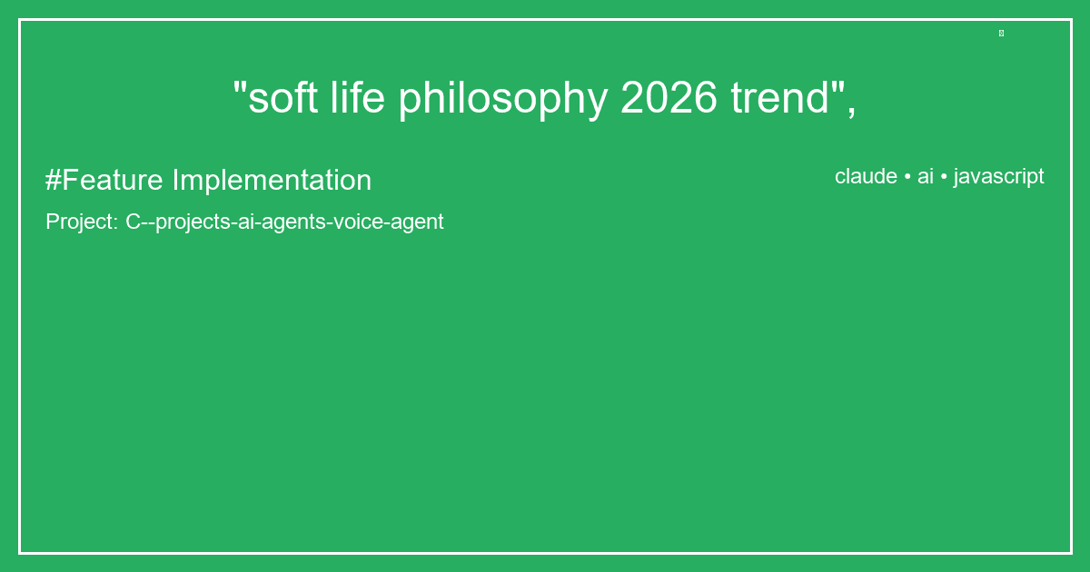 "soft life philosophy 2026 trend",