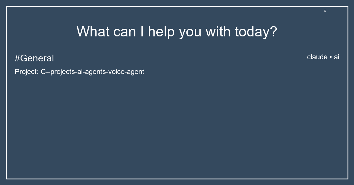 What can I help you with today?